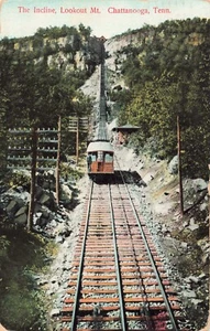 TN Chattanooga Tennessee-Incline Railway Lookout Mtn-Vintage 1909 Postkarte (D13) - Bild 1 von 4