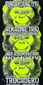 Dashboard Confessional Concert Poster Black - Picture 1 of 2