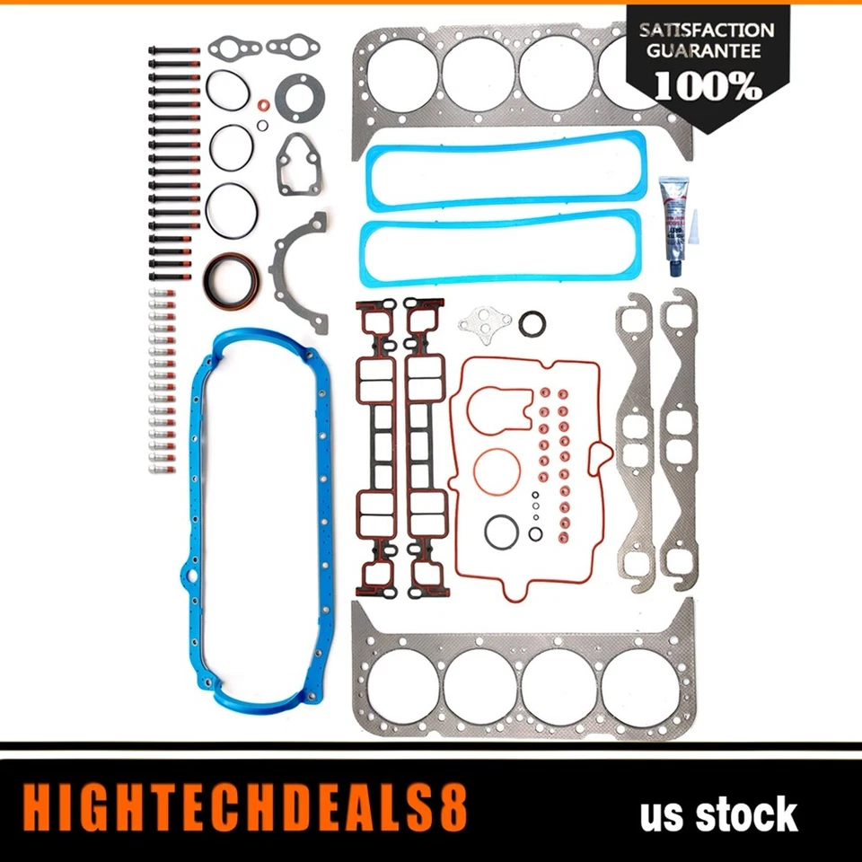 Engine Full Gasket Set w/Head Bolts Fit for GMC C1500 Suburban 96-99 5.7L - Image 1 of 4