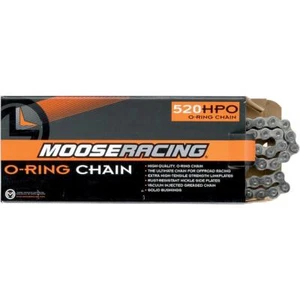 Moose Racing Heavy Duty 520 HPO O-Ring Natural Chain - 84 Links M573-00-84 - Picture 1 of 1