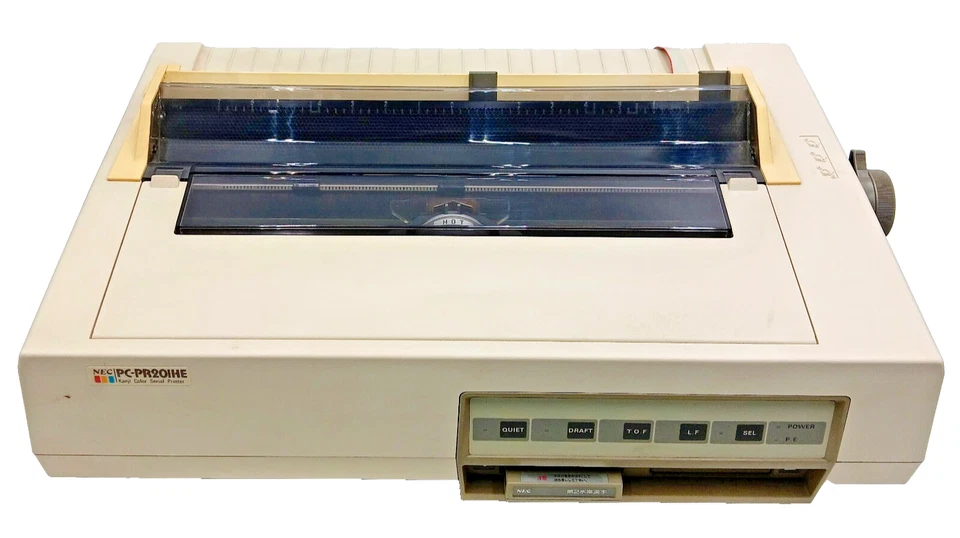NEC PC-PR201HE-1 Kanji Color Serial Printer - Image 1 of 4