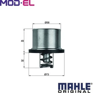 THERMOSTAT COOLANT THD 1 82 FOR D12A380/D12A420/D12A340/D12C380/D12C420 12.1L - Picture 1 of 16