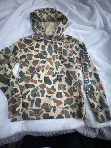 Carhartt boys large 14/16 camel hoodie pullover - Picture 1 of 5