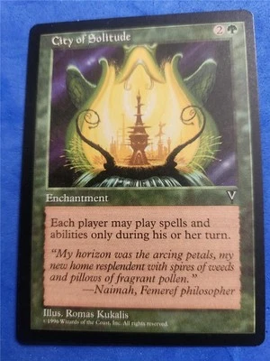 CITY OF SOLITUDE X1 VISIONS MTG NEVER PLAYED - Image 1 of 2
