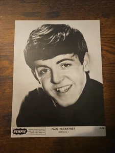 Beatles Paul McCartney 1963 NEMPIX Photo Card 6.5 x 8.5 - Picture 1 of 6