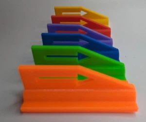 Disc Golf Next Tee Pfeil, Marker, Flagge, Discgolf Zielscheibe Flagge, 18er Set - Bild 1 von 23
