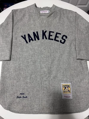 Camiseta Mitchell & Ness 1929 Babe Ruth Road New York Yankees talla 44 grande Foto 1 de 4