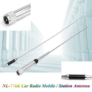 200W Pro NL-77B PL259 Dual Band VHF/UHF 200W Car Mobile Ham Radio Antenna - Zdjęcie 1 z 11
