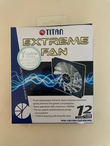 Titan 9-Blade 120mm 4-pin PWM PC Case Cooling Fan TFD-12015H12ZPKE(RB) - Picture 1 of 6