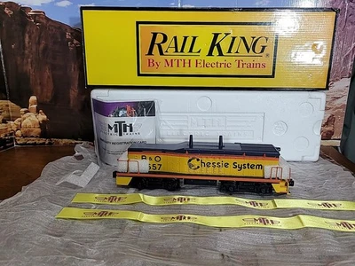 Railking O Gauge Chessie System B&O # 9557 NW-2 Switcher Calf (Non Powered) - Image 1 of 4