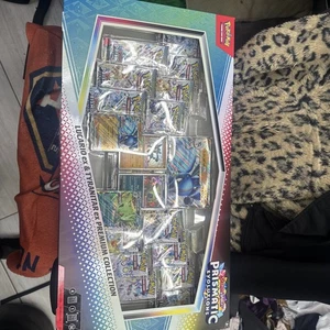 PRISMATIC EVOLUTIONS Lucario EX and Tyranitar EX Premium Collection 1 Box Set - Picture 1 of 1