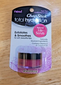ChapStick Total Hydration Conditioning Lip Scrub (Sugar Plum) (0.27oz/7.5g) NEW - Picture 1 of 1