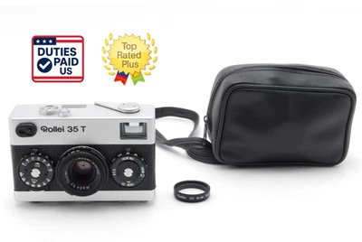 [ MINT w/Case ] Rollei 35T Silver Body Tessar 40mm f/3.5 Lens From JAPAN - Image 1 of 4