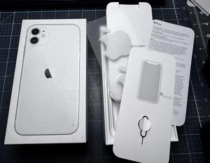 Apple iPhone 11 White Original Box ONLY with Inserts No Accessories - Picture 1 of 4