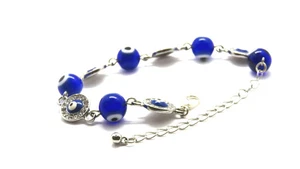 Bracelet perles œil grec bleu - Imagen 1 de 3