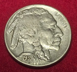 1937 Buffalo Nickel - Picture 1 of 4
