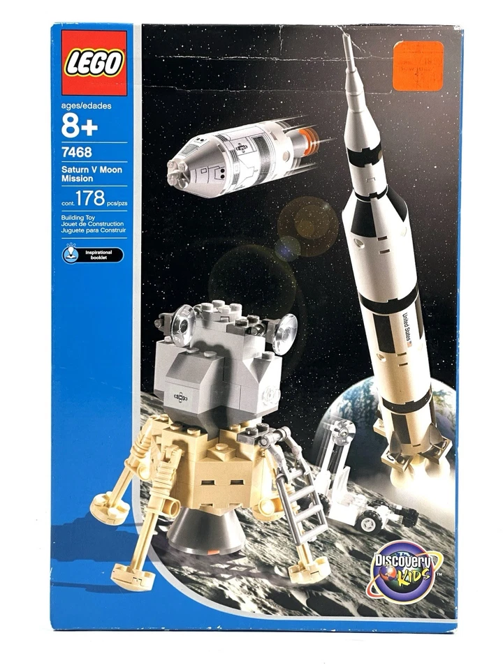 LEGO Discovery Saturn V Moon Mission 7468-2003 caja sellada Foto 1 de 4