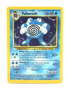 Pokémon Card Poliwrath 13/102 Holo Rare - Picture 1 of 2