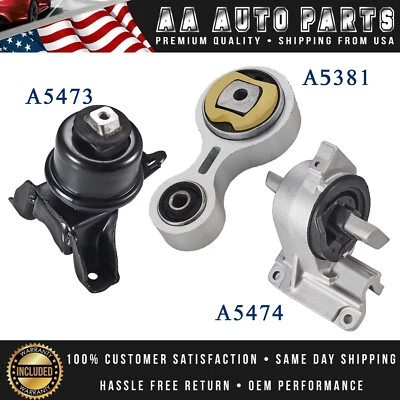 Montaje de motor y transmisión 3X para Ford Fusion Mercury Milan 2006-2009 Foto 1 de 4