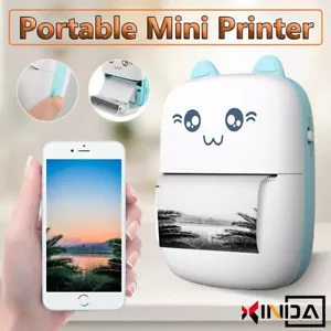 Printer Wireless Portable Photo Mini Pocket Bluetooth Printing Thermal printer - Picture 1 of 22