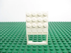 LEGO años 80 blanco bisagra vehículo techo 4x4 con soporte 6680 6696 6391 1252 #4213 4214 - Imagen 1 de 3