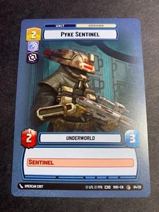 Star Wars Unlimited Shadows of the Galaxy Weekly Play PYKE SENTINEL Promo - Picture 1 of 2