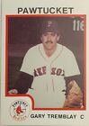 1987 Pawtucket Red Sox ProCards Minor League #70 GARY TREMBLAY (A)