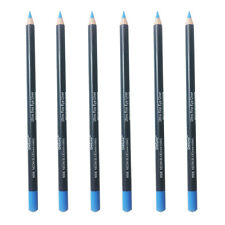 Italia Eyeliner Pencil  Neon Blue Color 6PCS Creamy  Vivid Color 7" w/ sharpener