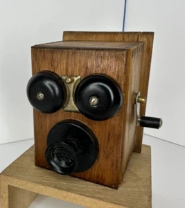 Vintage Wall Mount Pencil Sharpener - Antique Style Telephone, Made in Japan - Picture 1 of 6