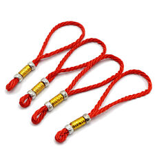 20 Red Chinese String Knotted Hand Wrist Lanyard Straps Key Ring Phone Dangle