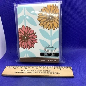 Hallmark 20 4” x 6” Notes Blank Cards & Envelopes Floral Spring s1 - Picture 1 of 2