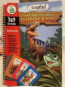 Leapfrog LeapPad Leap and The Lost Dinosaur 1st Grade Book & Cartridge - Picture 1 of 8