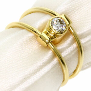 TIFFANY&Co.   Ring Ruby Diamond Reversible K18 Yellow Gold