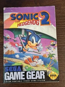Sonic the Hedgehog 2 II Sega Game Gear Instruction Manual Only - Picture 1 of 10