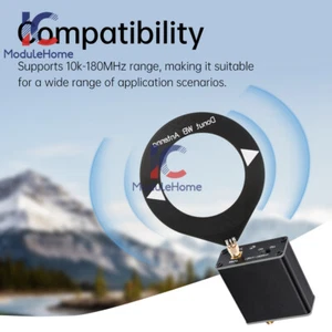 Convertitore di impedenza SMA 10kHz-180MHz mini antenna loop per radio walkie talkie - Foto 1 di 20