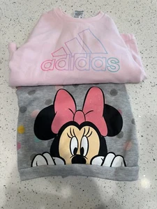 Toddler Girls Adidas Pull Over Size 6 /6X Years Kid Pink - Picture 1 of 7