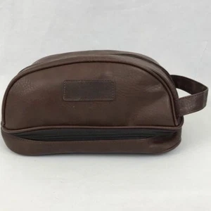 New PENGUIN by Munsingwear Men's BROWN toiletry travel Shaving Kit Bag $49.50 - Picture 1 of 3