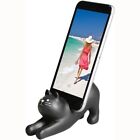 Cute Animal Phone Holder, Black Cat Ornaments Cat Smartphone Stand  Phone