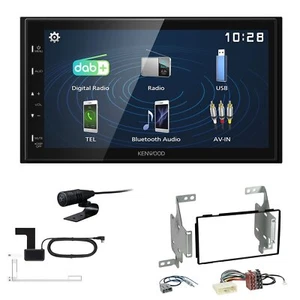 Kenwood 2DIN DAB+ Autoradio für Nissan Juke 2010-2014 in schwarz - Bild 1 von 5