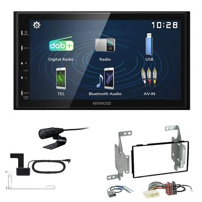 Kenwood 2DIN DAB+ Autoradio für Nissan Juke 2010-2014 in schwarz - Bild 1 von 4