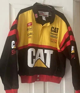 Vintage 1990s Ward Burton Nascar Racing Jacket / Cat Racing XL - Bild 1 von 6