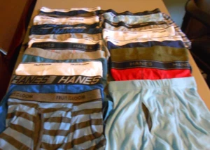 LOT # 202 NEW NINETEEN PR BOYS SIZE MED BRIEFS, BOXER BRIEFS - Picture 1 of 1