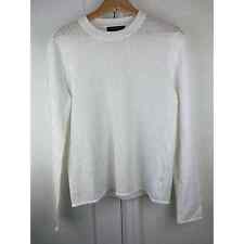 Rachel Roy Collection Women's Size 2XL Cream Mesh Long Sleeve Pullover Sweater