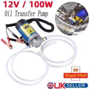 100W Transfer Pump Extractor Oil Fluid Diesel Electric Siphon Car Motorbike 12V - Picture 1 of 10