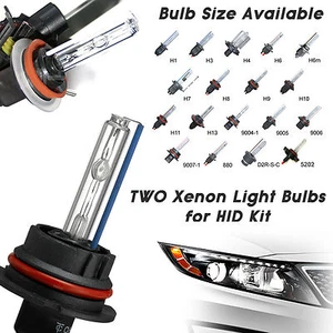 H1 H3 H4 H7 H8 H9 H10 H11 H13 9004 9005 9006 9007 of Two Xenon HID Light bulbs - Picture 1 of 10