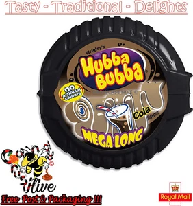 1 3 6 9 12 Wrigleys Hubba Bubba Bubble Gum Snappy Roll Cola Flavour New - Picture 1 of 1