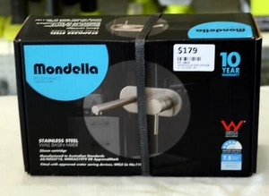 Mondella Stainless Steel Resonance Wall Basin Mixer - Picture 1 of 7