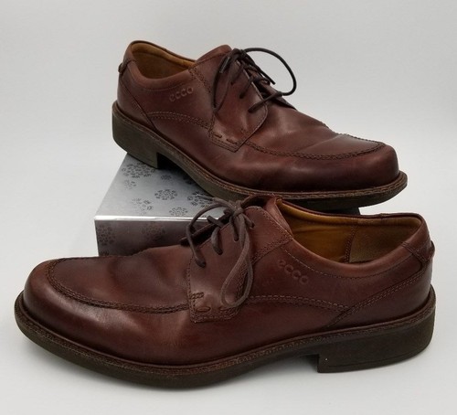 Scarpe Oxford Ecco Mocassino Punta Marrone Uomo US EU 45
