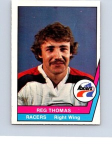 VINTAGE HOCKEY CARD O-PEE-CHEE 1977 WHA INDIANAPOLIS RACERS REG THOMAS  NO46