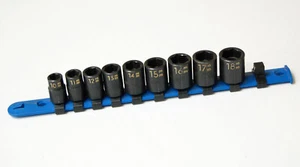 Matco SBPM106TA 3/8" Drive Impact Socket Set 10mm to 18mm Beautiful but No 19mm - Bild 1 von 5